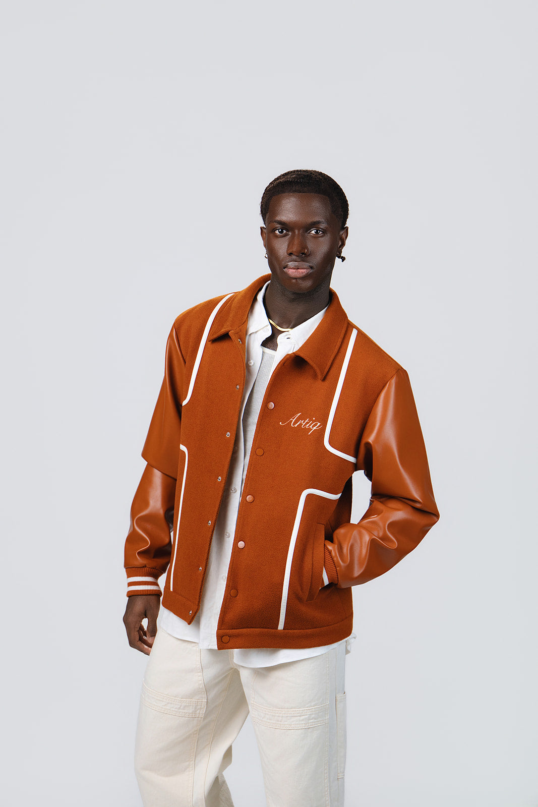 “Artiq Heritage Wool Varsity Jacket – Men”